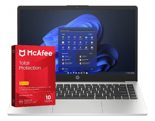 Laptop Hp 245 G10 14 Amd Ryz 3 + Antivirus Mcafee Digital Plata Turbo