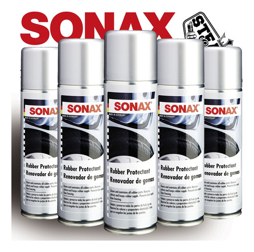 Sonax® | Rubber Protectant | Renovador De Gomas | 300ml
