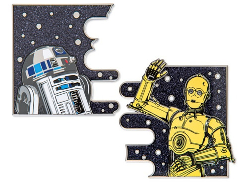 Prendedor Pin R2d2 & C3po One Family Star Wars Disney Store 