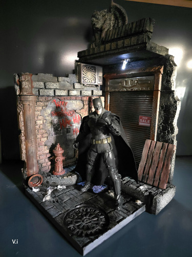 Batman Mcfarlane Joker Dioramas Maqueta Escala Neca O Mcfar