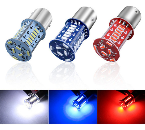 Luces De Freno Led Blancas Para Motocicletas Y Coches, 10 Un
