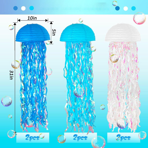 Lámpara Colgante Con Medusas, Linternas Colgantes Coloridas,