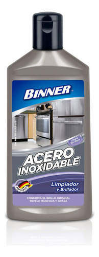 Limpiador Brillador Acero Inoxidable 500 Ml Binner