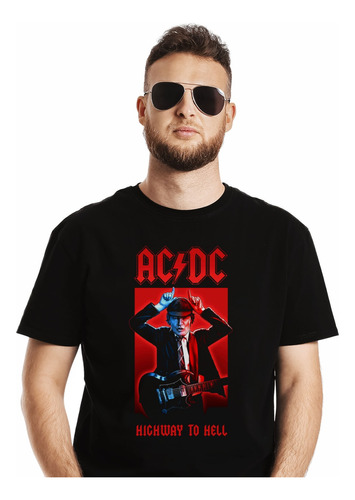 Polera Acdc Comic Highway To Hell Rock Abominatron