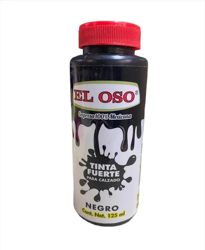 Tinta El Oso Para Zapatos Pintura P art culos De Piel 125 Ml