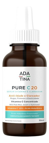 Pure C 20 Serum Clareador Anti-idade Super Concentrado com Vitamina C e Ácido Hialurônico - 30ml