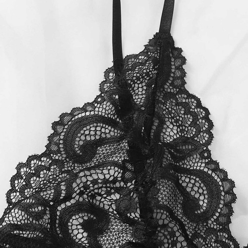 Lencería Para Mujer Lencería De Encaje Con Cuello En V Y Pre