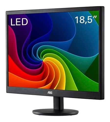 Monitor Aoc Led 18.5'' Widescreen Ultrahigh Dcr Osd E970swnl