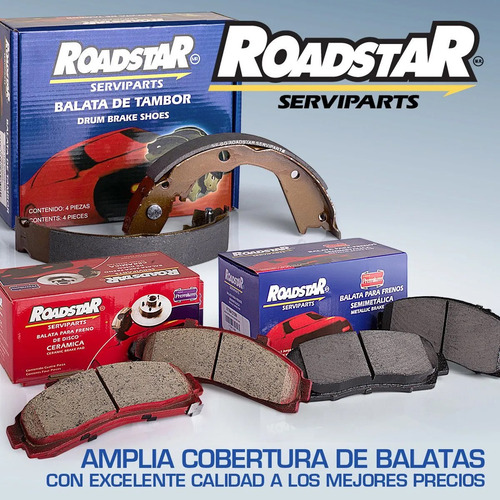 Imagen 2 de 2 de Balata Trasero Tambor Semi Metalica Logan 1.6 L 2015-2017
