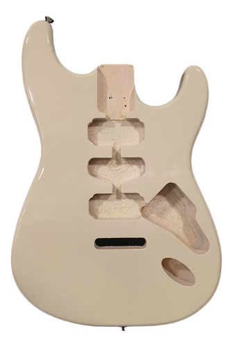 Corpo De Guitarra Stratocaster Marupá Vintage White