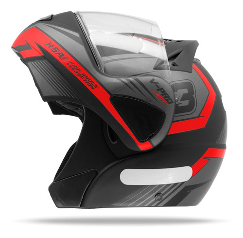 Capacete Escamoteável Pro Tork Robocop V-pro Jet 3