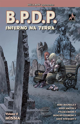 B.P.D.P. Inferno na Terra - volume 03: Rússia, de Mignola, Mike. Editora Edições Mythos Eireli,Dark Horse, capa dura em português, 2021