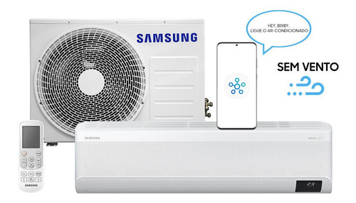 Ar Condicionado Split Inverter Samsung Windfree 22.000 Btu Cor Branco 220V