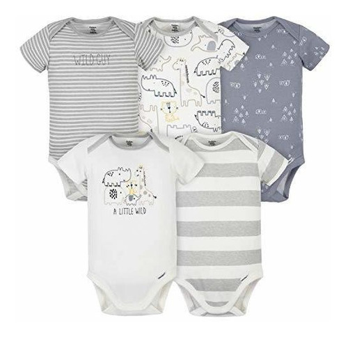 Gerber Baby Boy's 5-pack Variety Onesies Bodysuits (3 2xy6e