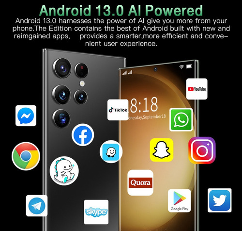 Smartphone Android Con Pantalla Grande De 7.3 Pulgadas