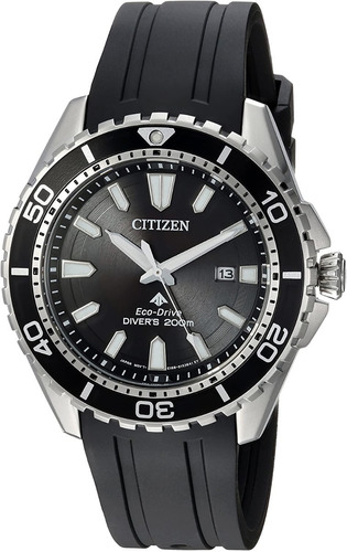 Relógio Masculino Citizen Bn0190-07e Diver Eco Drive Preto