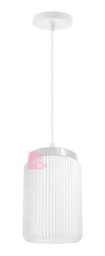 Colgante 1 Luz Renu Transparente Diseño Sustentable E27 Led 