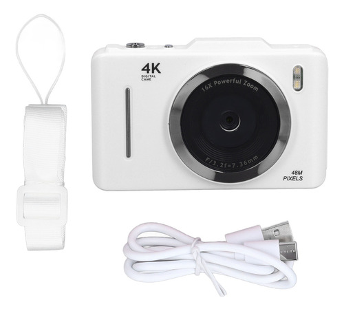 Cámara Digital 4k, 48 Mp, Pantalla Hd De 2.8 Pulgadas, Zoom