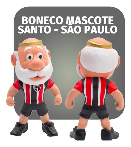 Boneco Mascote De Futebol Santo Paulo Camisa 2 (são Paulo)
