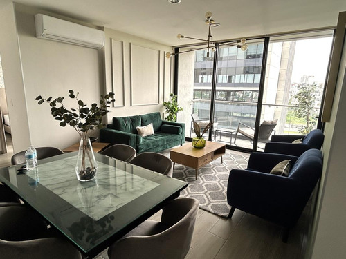 Departamento En Venta/renta A La Entrada De Querétaro Totalmente Amueblado Condominio Motto.