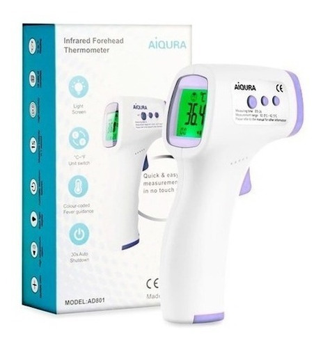 Termómetro Infrarrojo Digital Temperatura Medico Corporal Co