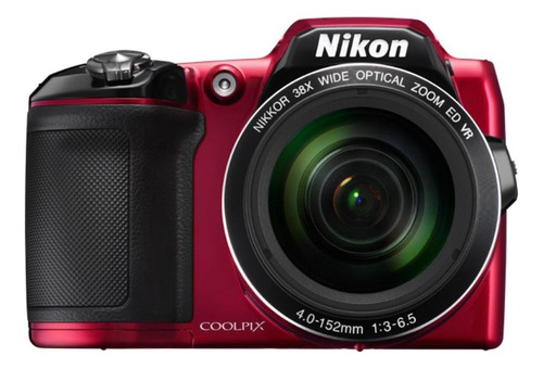  Nikon Coolpix L840 compacta cor  vermelho