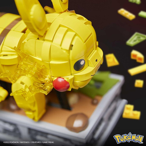 Pokemon Mega Kinetic Pikachu - Juego De Construcción Para Co