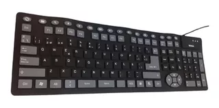 Teclado Flexible Impermeable Usb Español Pc Windows Y Mac