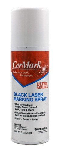 Aditivo Grabado Laser En Metales Vidrio 57gr Spray - Cermark
