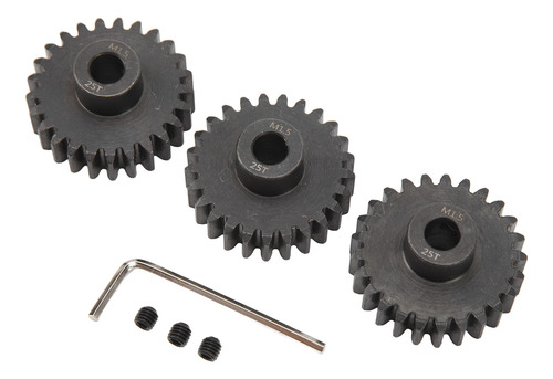 Juego De Engranajes De Piñón, 3 Piezas De Acero, M1.5, 8 Mm,