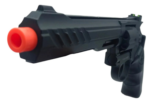 Revólver Airgun Kli Dual Ammo Kl-herc 6 Black Co2 4.5mm/177 Preto 4.5 Mm