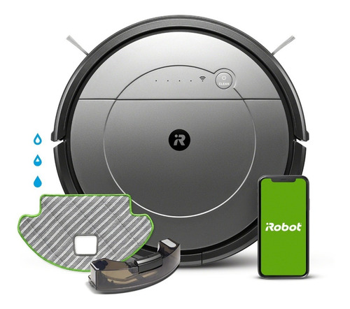 Aspiradora robot iRobot 2 en 1 Roomba R1118 negra