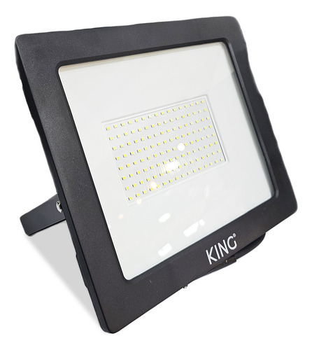 Reflector Led King 150w Alta Potencia Ip65 Apto Exterior Carcasa Negro Luz Blanco Frío