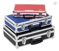 Comprar Robust Set 3 Maletines Aluminio Reforzados Negro