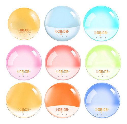 Lámpara de escritorio Smartwatch ligera y multifuncional con color fijo