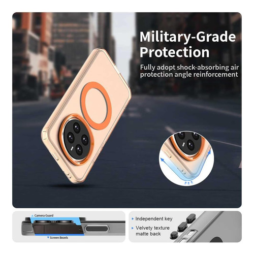 Funda Para Honor Magic7 Pro 5g Funda Para Honor 400 Pro X8c X9b X50 X60 X9c Funda Magnética De Piel Mate A Prueba De Golpes