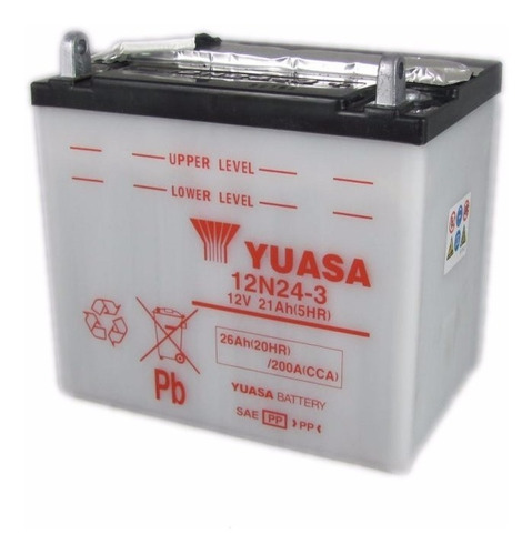 Bateria Yuasa 12n24-3 12n24-4 Mini Tractor Grupo Electrogeno