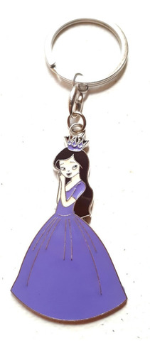 Princesa Precioso Llavero Metalico Princesa Disney 1036