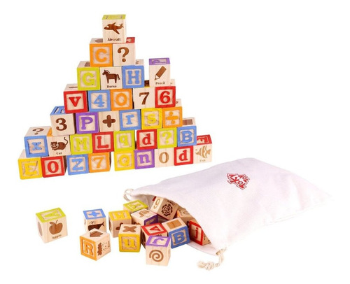 Alfabeto De Madera De Tooky Toy (tkf039)
