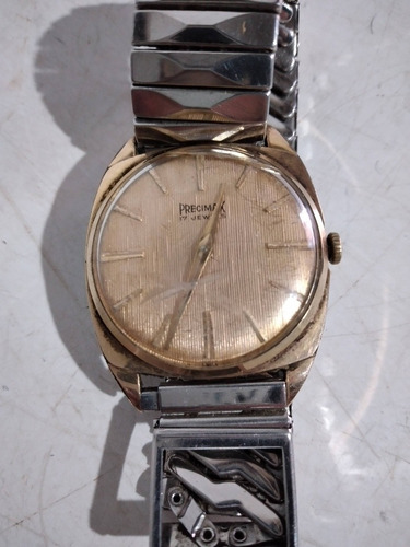 Antiguo Reloj Pulcera Precimax 17 Jewels Hong Kong 