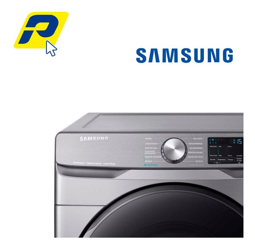 Imagen 2 de 9 de Secadora Samsung Dve22r6270p Multisteam Y Sensor Dry 22kg