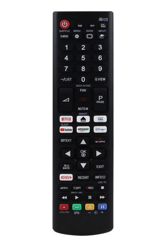 Control Remoto Compatible Con LG Universal 4k Smart Tv 