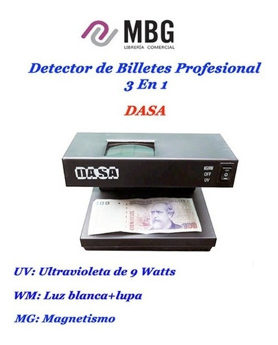 Detector De Billetes Dasa Db-9w