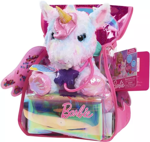 Barbie Unicornio Cuerno Rosa