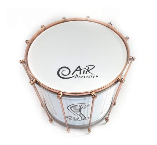 Imagen 3 de 7 de Repique 12 Pulgadas 12 Torres Cobra Blanco - Air Percusion