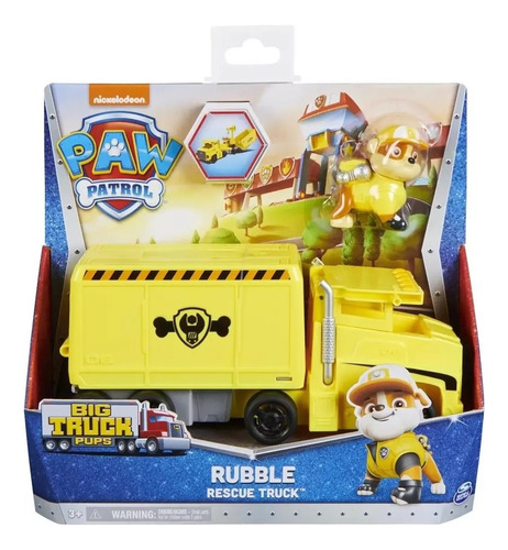 Paw Patrol Big Truck Pups Vehiculo Con Figura Cod 17776