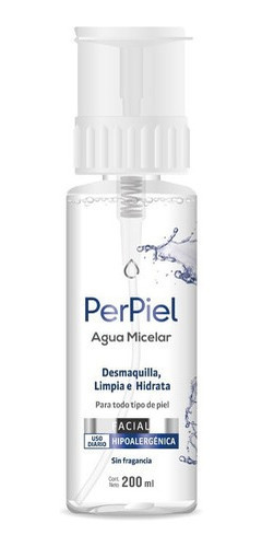 Perpiel Agua Micelar Monofasica Sin Fragancia X 200ml