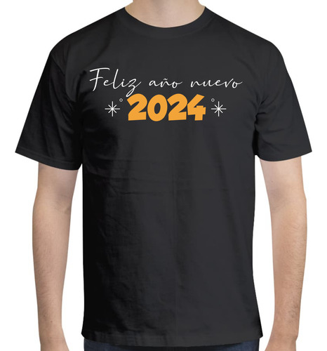 Playera Diseño Feliz Año Nuevo 2024 - Año 2024 - 02