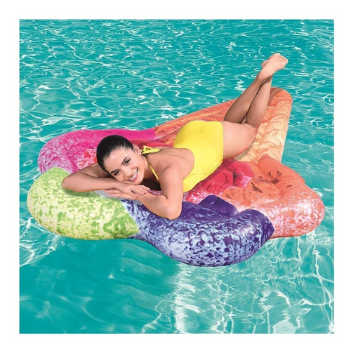 Colchoneta Inflable 'cono De Helado Bestway Modelo 43183 Color Multicolor