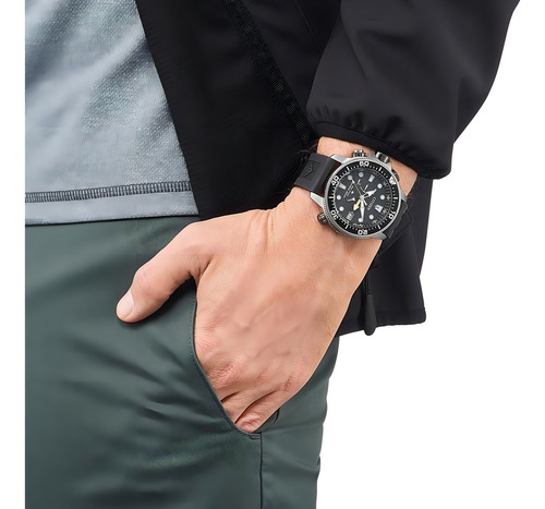 Relógio Citizen Aqualand Promaster Black BN2036-14E TZ31141D Eco Drive